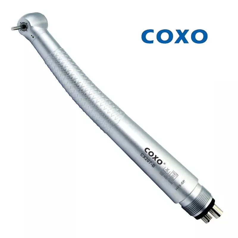 Peça de Mão Odontológica de Alta Velocidade COXO CX207-B com Canal Externo, Turbina de Ar, Máquina de Limpeza de Dentes, Instrumento de Clareamento, Equipamento