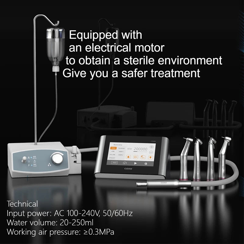 COXO CX265-76 Motor Elétrico Dentário Bomba Inteligente Creep com Motor Elétrico Implantes Orais Equipamento para Tratamento de Canal