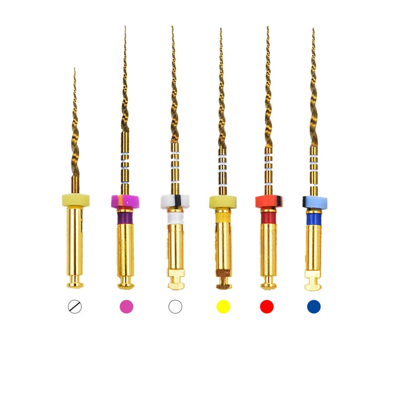 Coxo Sc Pro Limas Odontológicas Endo Limas Rotatórias Endodônticas para Terapia de Canal Radicular Instrumentos de Canal Radicular de Nitinol Ativado Termicamente