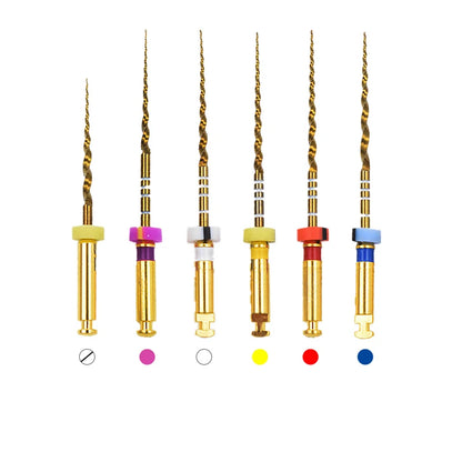 Coxo Sc Pro Limas Odontológicas Endo Limas Rotatórias Endodônticas para Terapia de Canal Radicular Instrumentos de Canal Radicular de Nitinol Ativado Termicamente